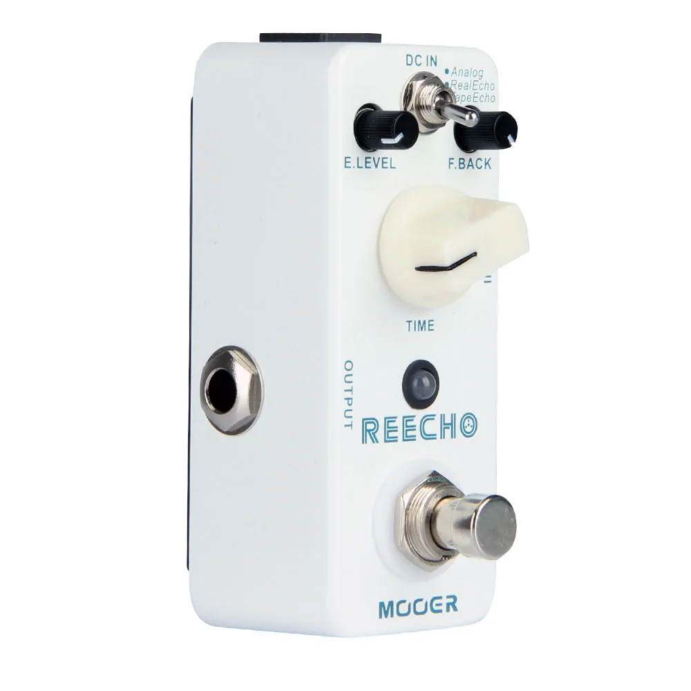 Mooer Reecho Micro Mini цифровой гитарные педали с эффектом Delay 3 режима (аналог/Настоящее