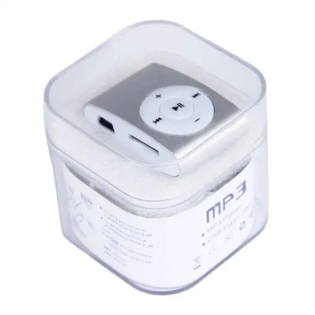 USB мини MP3 плеер с поддержкой карт Micro SD TF 32 ГБ mp3 клипсой для наушников спортивный