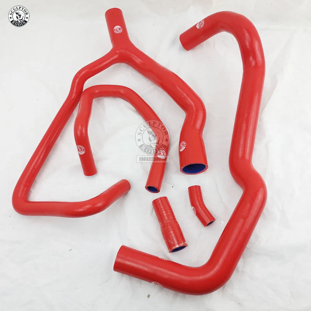 Силиконовый шланг радиатора для PEUGEOT 306/406 2.0L 16V EW10 1995-2004(5 шт.) красный/синий/черный