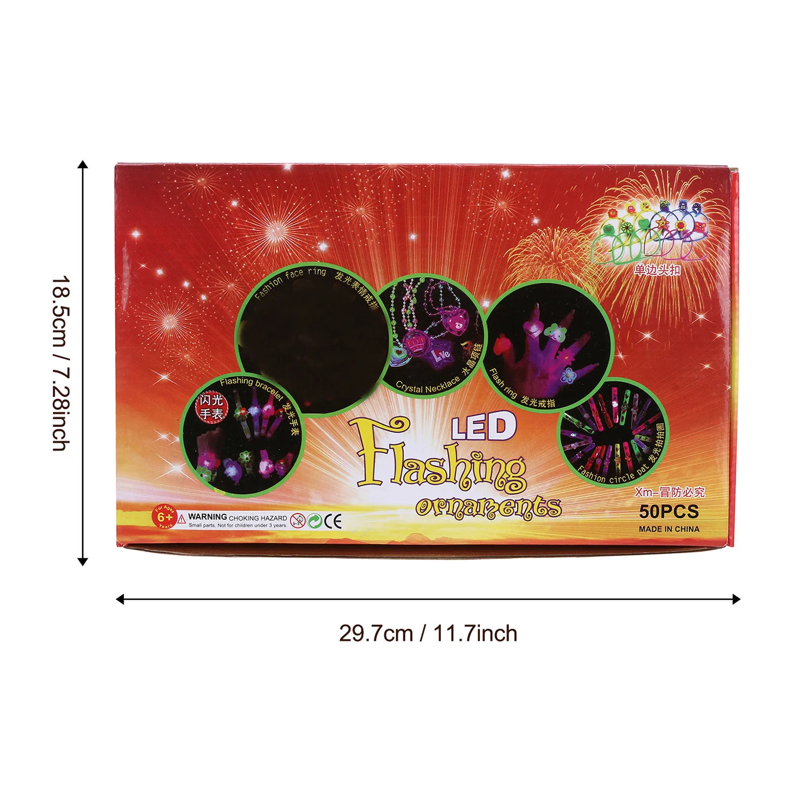 Рождественский подарок вечерние Рождественские огни Санта-Клаус снежинка