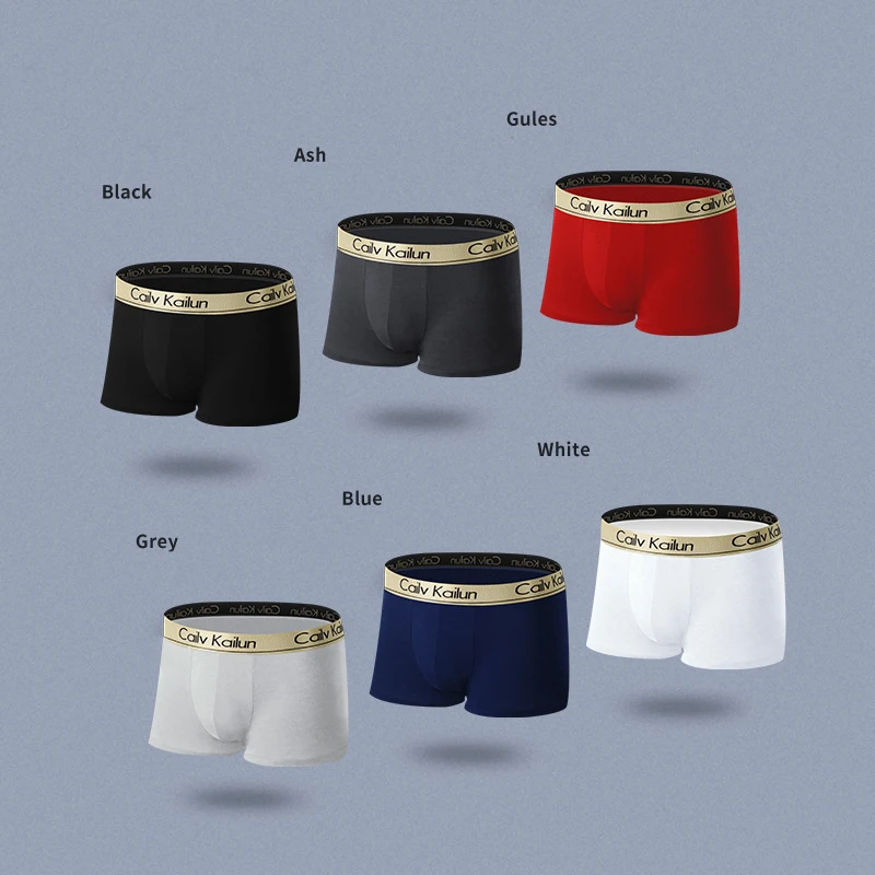 

1 шт., мужские хлопковые трусы-боксеры