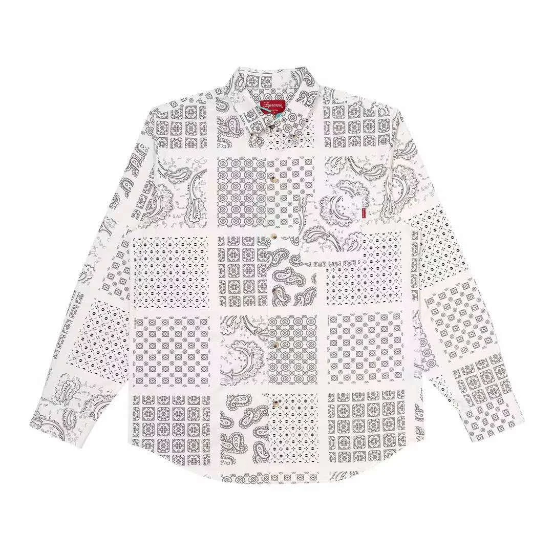 

NIGO Sup 20ss Paisley Grid Shirt