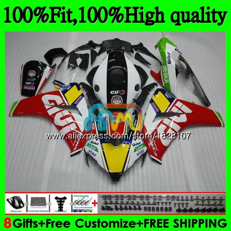 

Injection For HONDA CBR1000 CBR Red white 1000 RR CC 1000RR 08 109BS.32 CBR1000RR 08 09 10 11 2008 2009 2010 2011 OEM Fairing