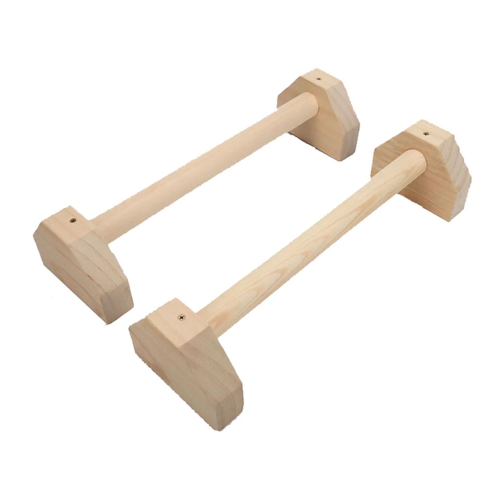 

Push Up Handles Wooden Parallettes Bar Calisthenics Handstand Yoga Unisex Push Ups Stands Grip Fitness Equipment #G4