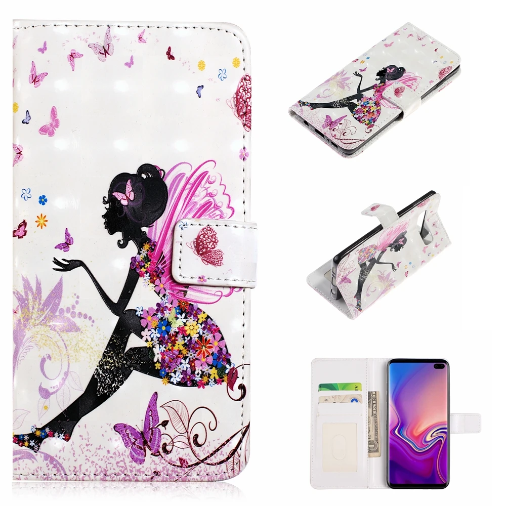CHN чехол Модный Магнитный кожаный чехол для телефона для samsung Galaxy S6 S7 Edge S8 S9 S10 Lite Plus 5G чехол-кошелек флип-чехол PU чехол s