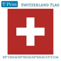 2pcs flag flying flag home decoration swiss switzerland high quality indoor national flag polyester outlast printed illinotech