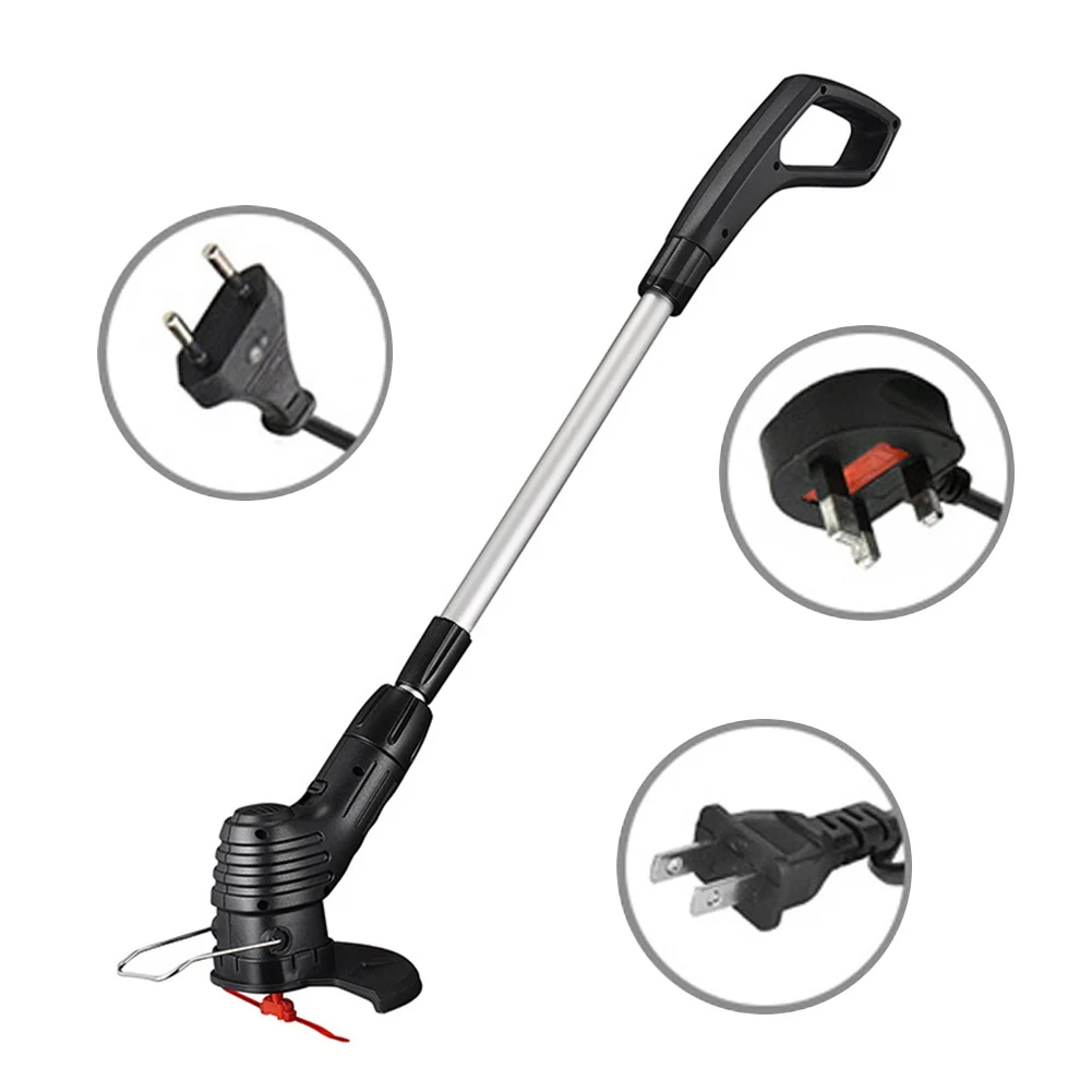 

2000mAh Electric Grass Trimmer Handheld Lawn Mower Agricultural Household Cordless Weeder Garden Pruning Tool US EU UK Plug