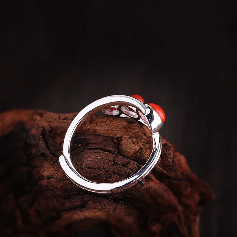 Uglyless как светофор дизайнер агат нефрит яшма кольца для женщин регулируемые 925