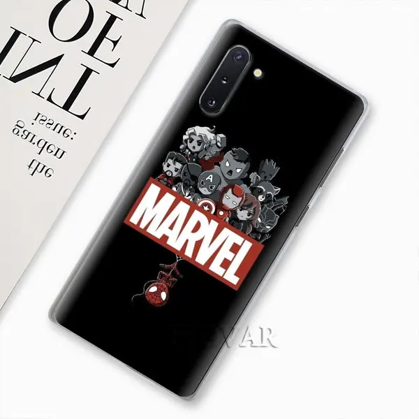 004 Marvel Железный человек завершающей чехол для samsung Galaxy Note 10 плюс 8 9 S10 S9 плюс S10e A30 A40 A50 A70 жесткий чехол - Цвет: 004