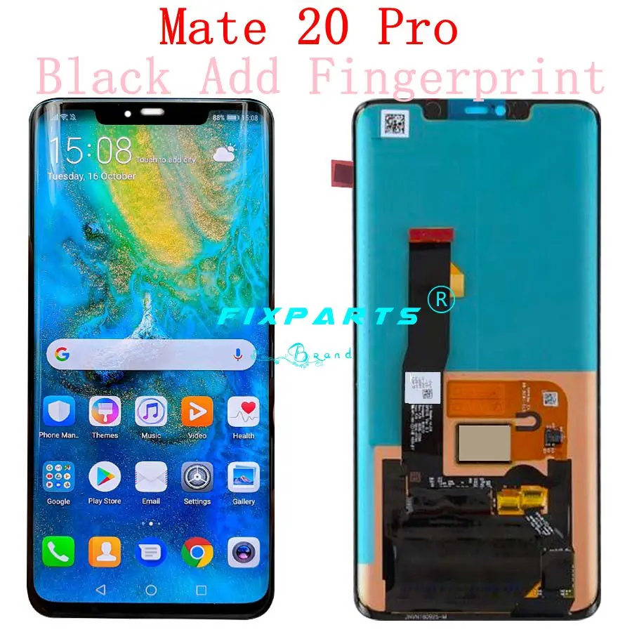 Дисплей huawei mate 20 Pro lcd дисплей кодирующий преобразователь сенсорного экрана в сборе ремонт huawei mate 20 lcd mate 20 Pro экран