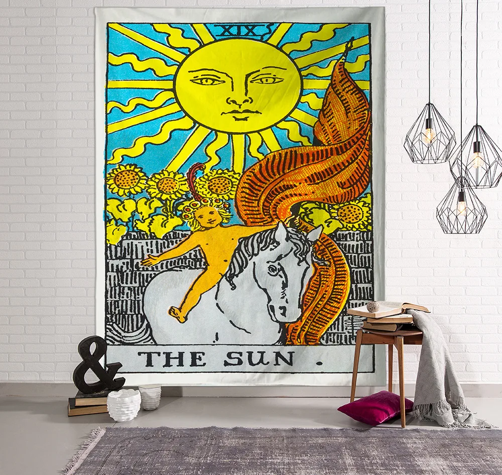 Таро гобелен настенный висячий знак дивинация покрывало для спальни украшение |
