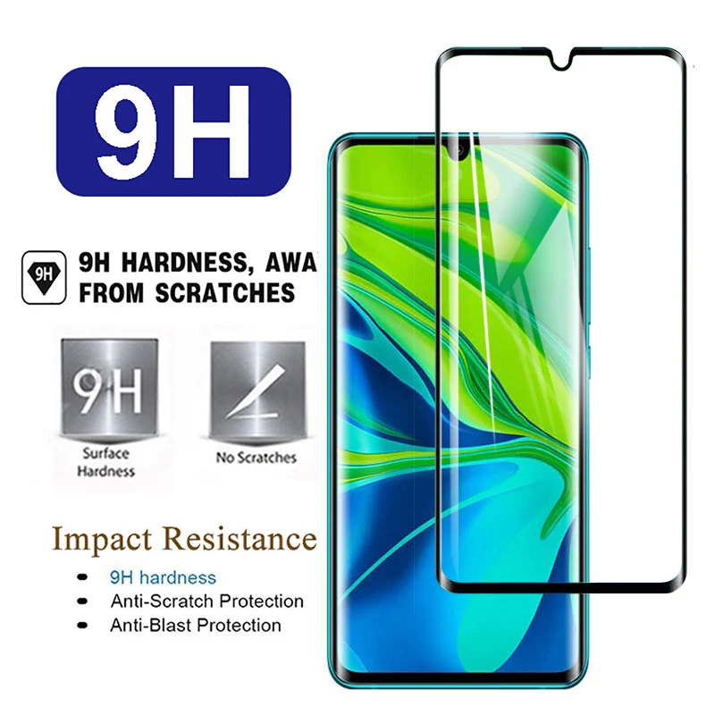 Защитное стекло для Xiaomi Mi Note 10 pro Защитная пленка экрана note10 10pro xiaomei not10 glas 9h 3D |