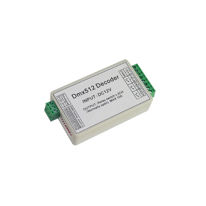 WS DMX RELAY 3CH dmx512 декодер реле|Контролеры RGB| |