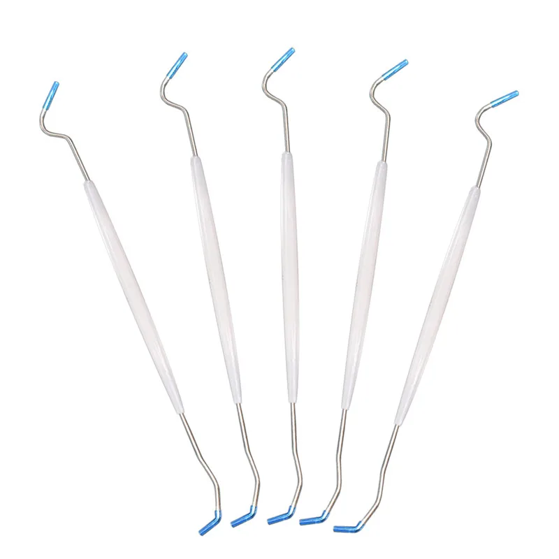 

100pcs Disposable Dental Explorers Sterilized One-time Temporary Double Ends Probe Hook Pick Stainless Steel Dental Instrument