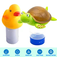 animal tortoise swimming pool floating chemical floater drug chlorine dispenser clean accessories suitable for 3 inch tablets