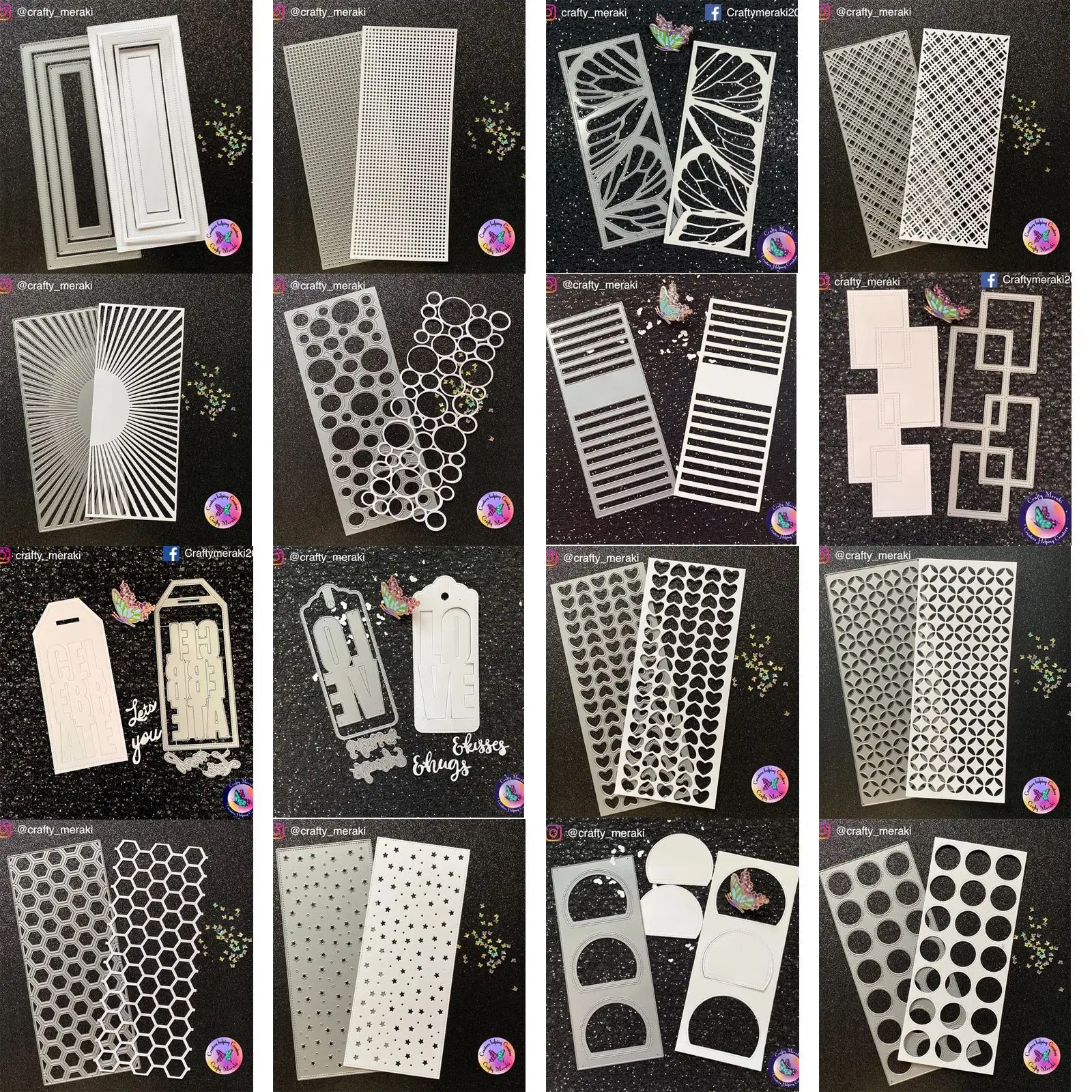 

21 kinds of sliver cutting and embossing knife mold cutting mold scrapbook paper process blade mold