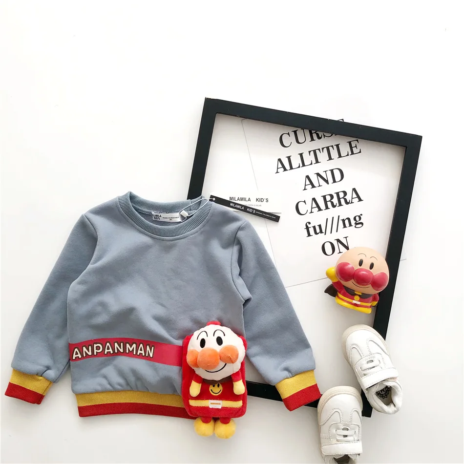Tonytaobaby/осенне-зимняя одежда; Новинка; милая сумка для мальчиков и девочек; детская одежда с рисунком; Детский свитер