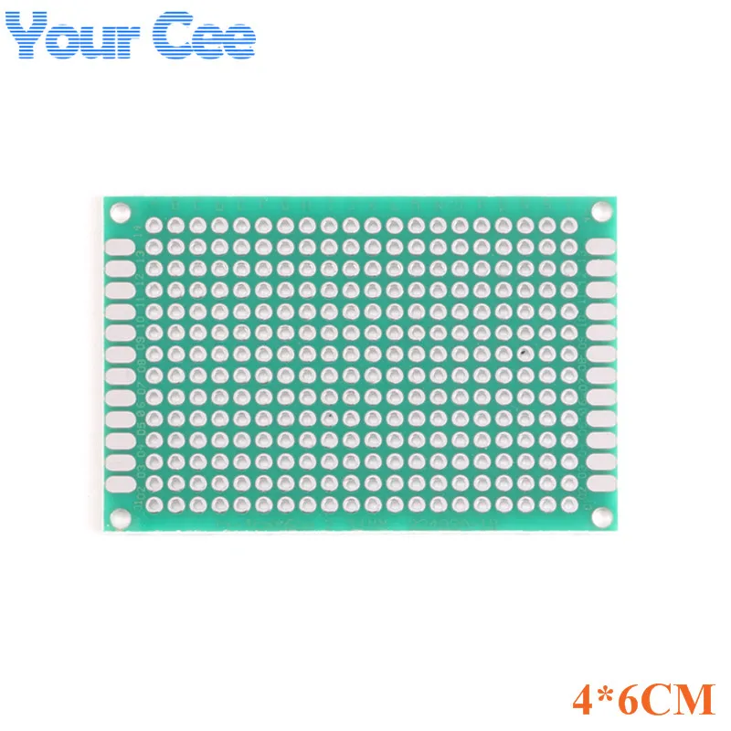 4 шт./лот 2X8 4X6 5X7 6X8 двухсторонний прототип Diy PCB универсальная печатная плата набор