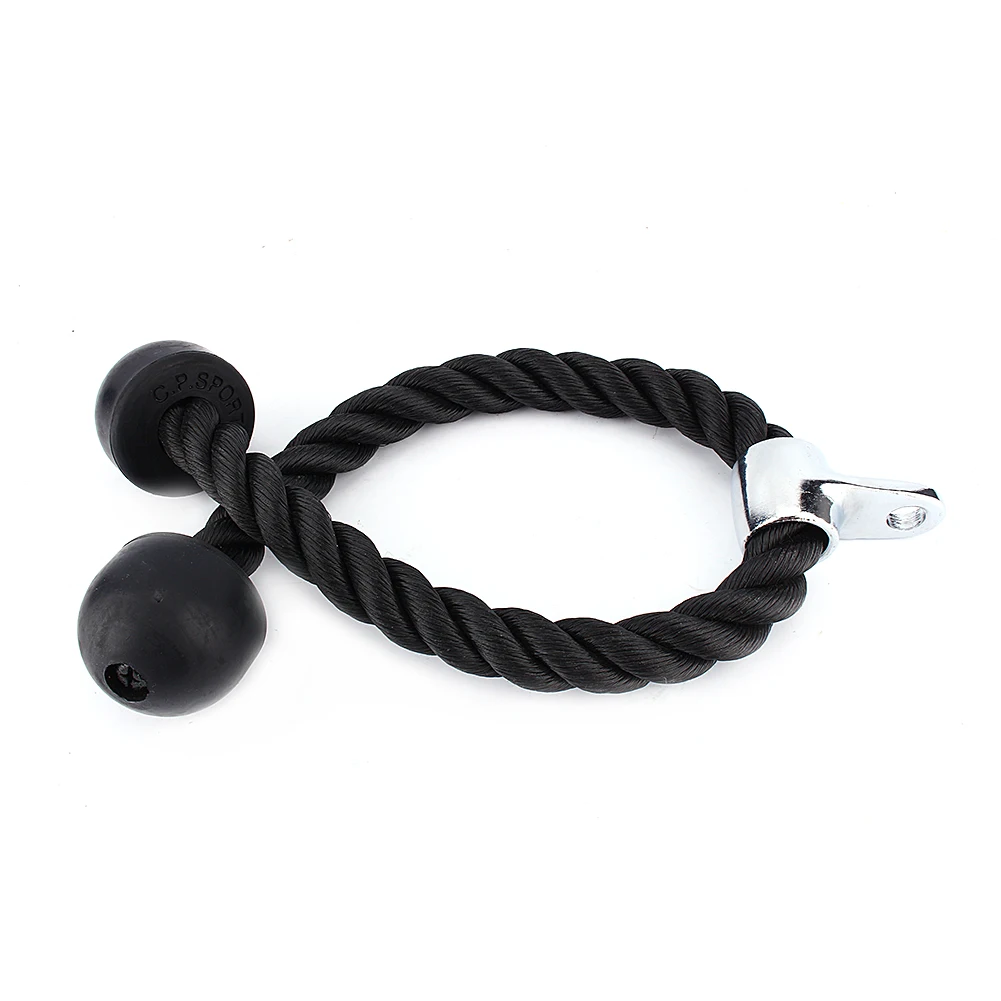 

Tricep Rope Fitness Attachment Cable Heavy Duty Pulldown Nylon Rope For Workout Exercise For Use At Home Or In The Gym