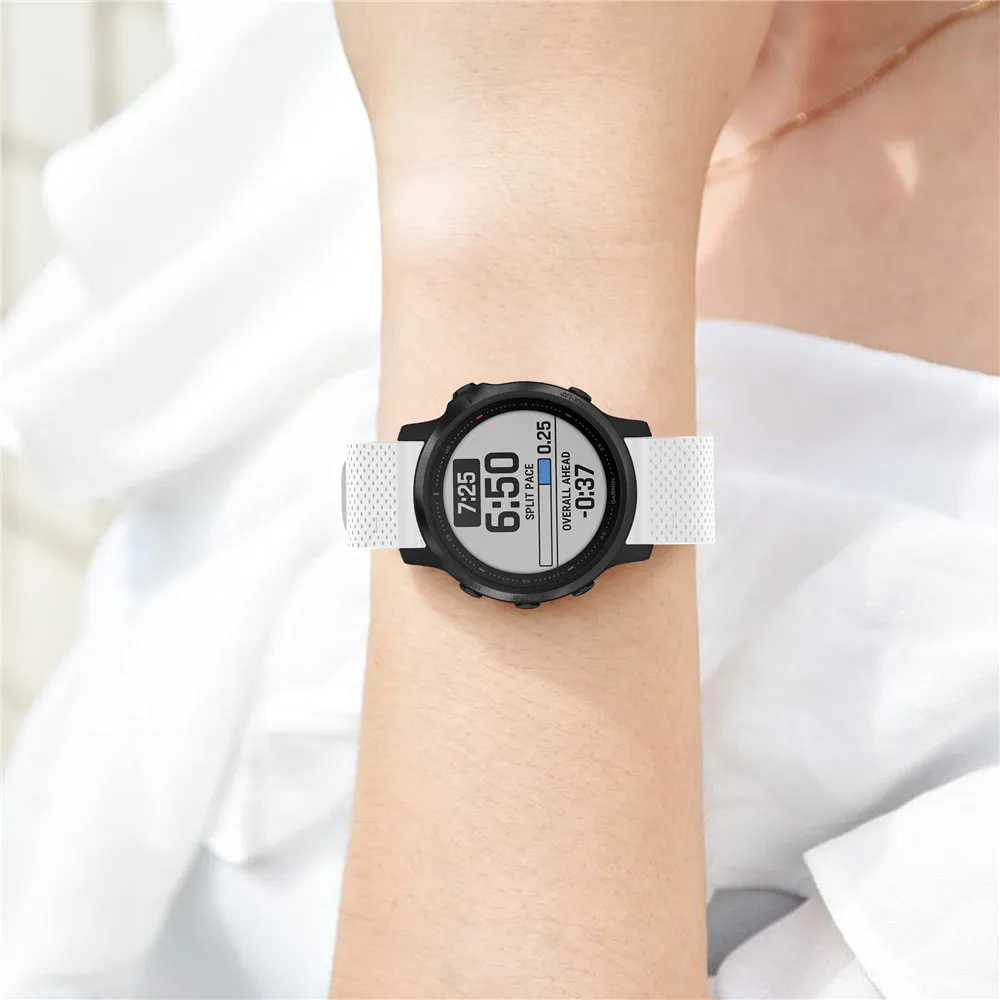 20 мм ремешок для часов Garmin Fenix 6S часы с быстрым выпуском легко подходят силиконовый ремешок на запястье ремни для Garmin Fenix 5s Plus ремень