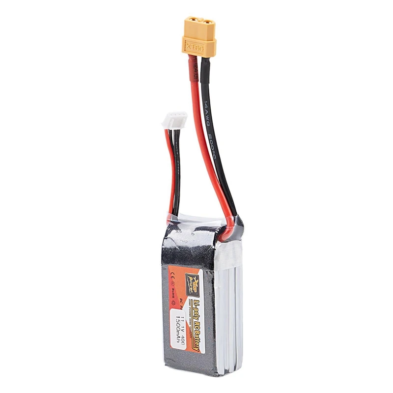 AABB-Zop мощность 11,1 V 1500Mah 40C 3S Lipo батарея Xt60 разъем для Радиоуправляемый Дрон, автомобиль модель Sot0