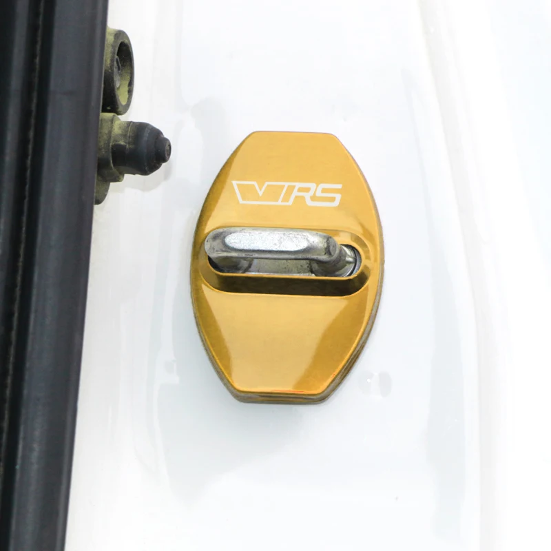 Автомобильный Стайлинг чехлы на дверные замки автомобиля чехол stikcer для 2013 2018 skoda