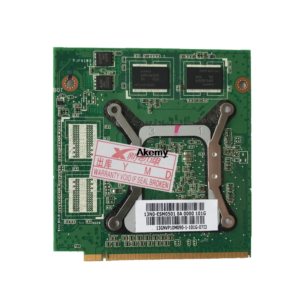 K51AB M92 1 60 NVYVG1000 B01 69N0EUV10B01 216 0728014 HD4570 DDR2 VGA Видео Графика карты для For Asus K70AB K70AD
