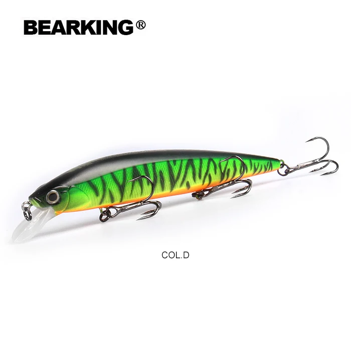 BEARKING 130 мм 22 г Горячие рыболовные приманки, разные цвета, гольян Кривошип, вольфрамовая система веса воблер модель кривошипная приманка - Цвет: D