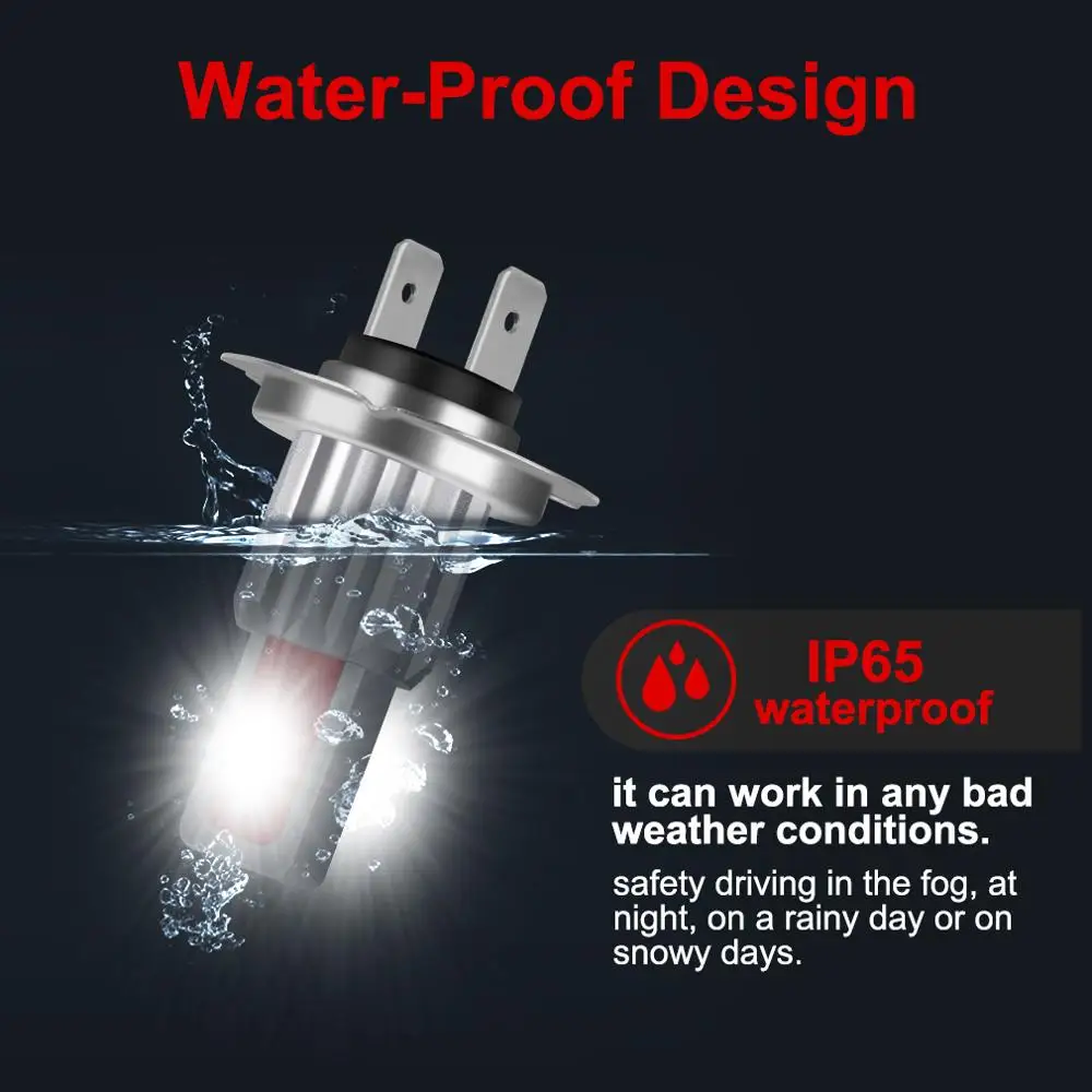2 шт. Автомобильные светодиодные противотуманные светильник H7 светодиоды с чипом