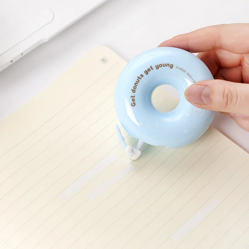 Корректирующая лента в форме пончика новинка Милая Белая для дневника