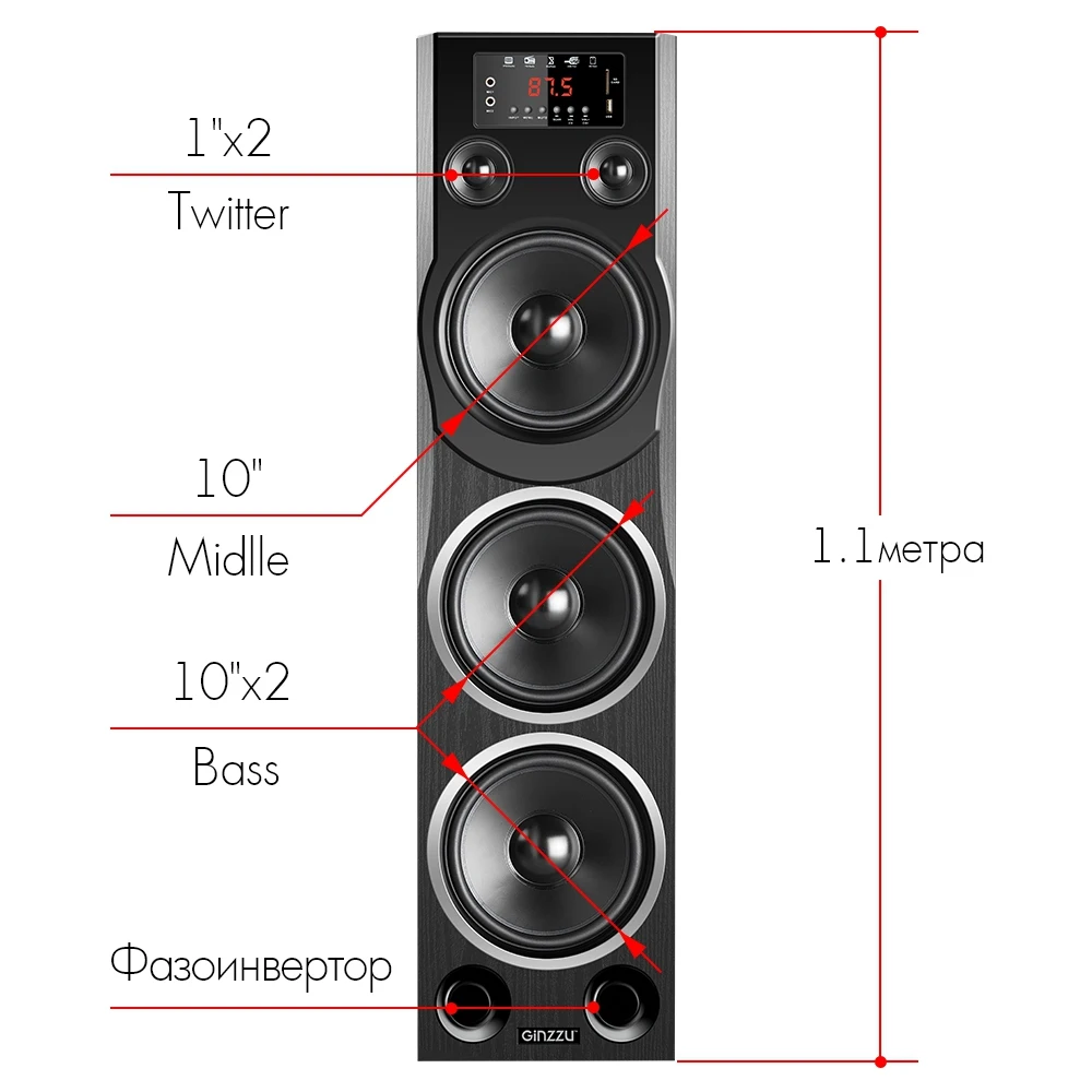 Купить Колонки Ginzzu Gm 327