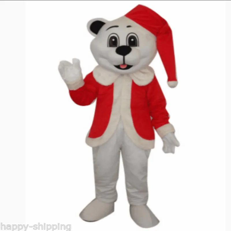 Новый высококачественный костюм полярного медведя для рождественской вечеринки