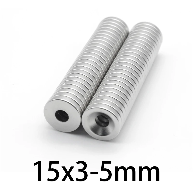 10 200 шт. Новый Диаметр 15x3 5 мм отверстие диаметром Кольцо Круглые неодимовые