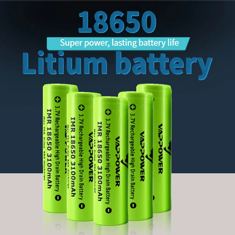 Новый 100% Оригинальный литий-ионный аккумулятор Vappower 3 7 в IMR18650 2500 мА/ч для