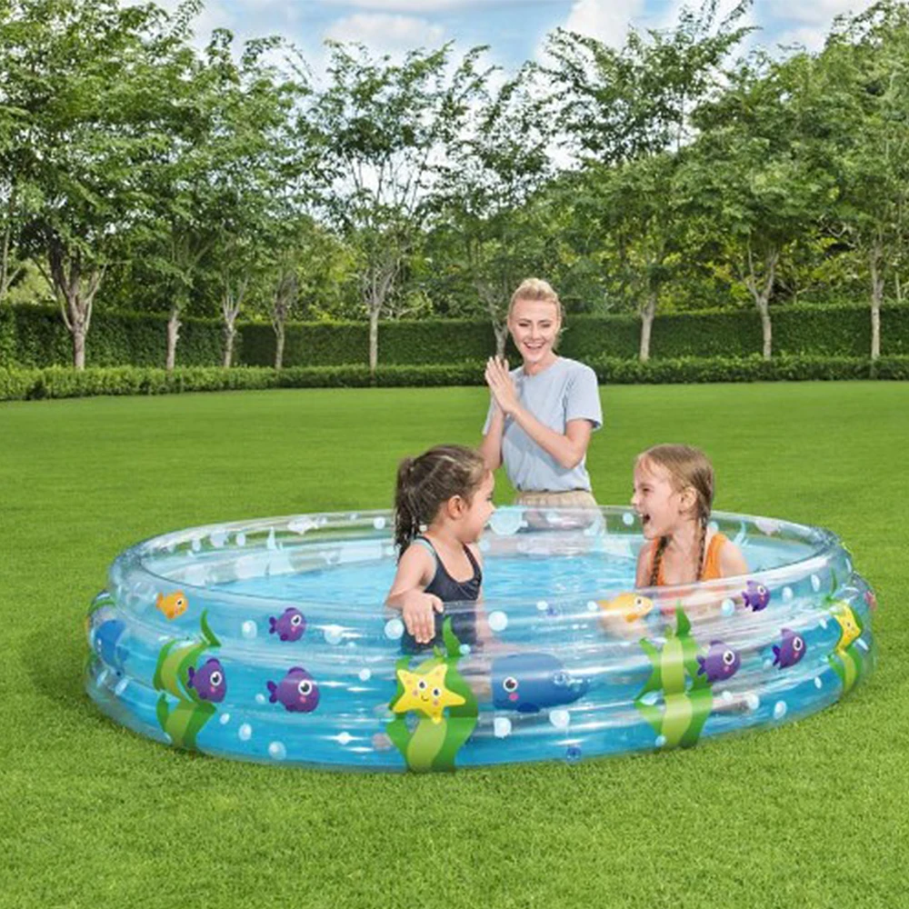 

Inflatable round pool garden swimming pool baby plastic inflatable bathtub baby ocean ball pool birthday present