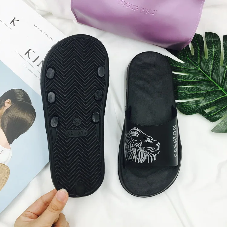 Шлепанцы KINE унисекс для мужчин и женщин сланцы пляжа ванной домашняя обувь с