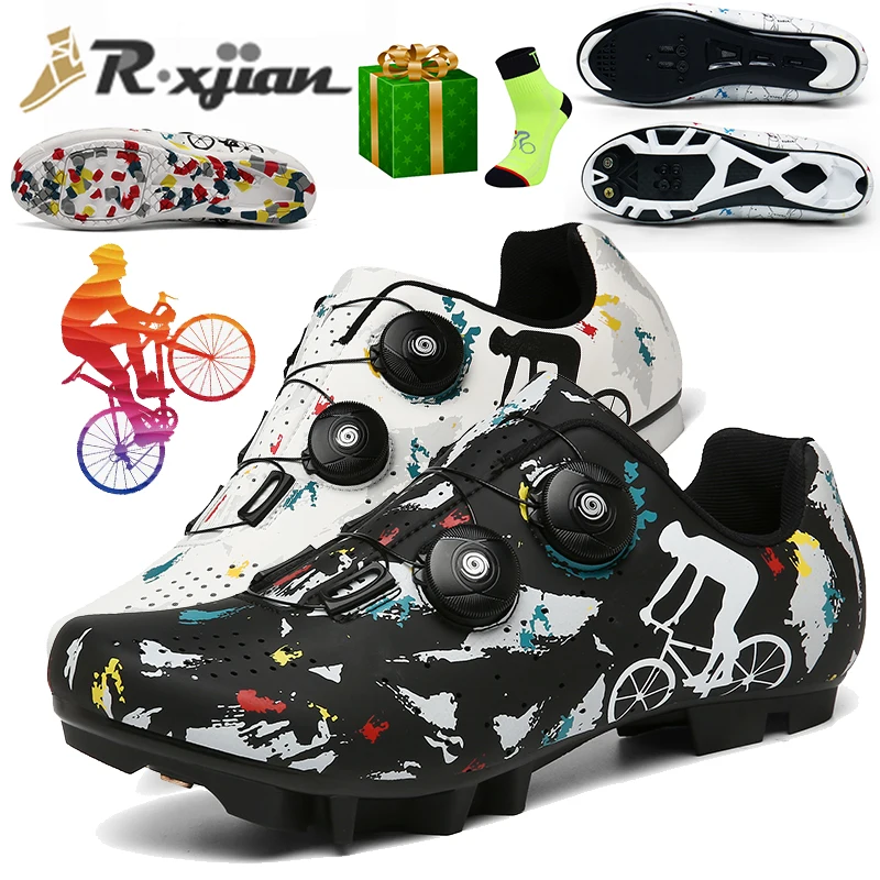 

Новая высококачественная велосипедная обувь унисекс, дорожная профессиональная обувь для тренировок и соревнований, удобная велосипедная...