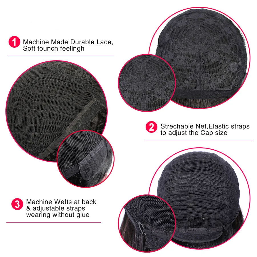 Парики из небольших вьющихся человеческих волос парики без повреждения для