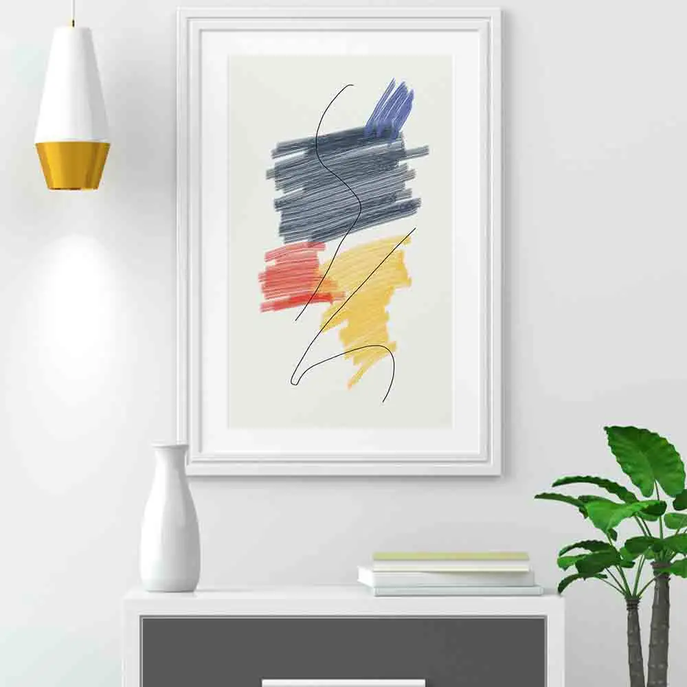 Абстрактная Молодежная простая Акварельная Минималистичная ПЕЧАТЬ Плакаты