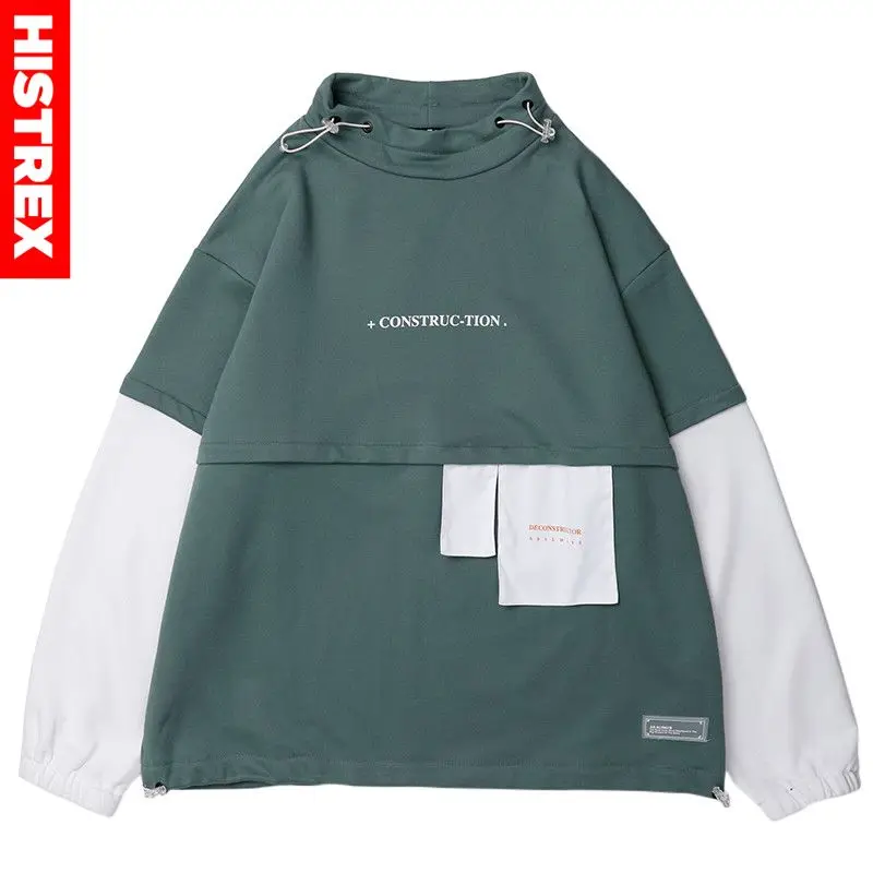 Мужская толстовка в стиле хип хоп пуловер 2020 Харадзюку худи уличная одежда