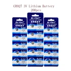 CR927 200 шт = 40 карты батарейка кнопочного типа 3 в Монета клетки Батарея 30 мАч, 927 DL927 CR927-1W ECR927 BR927 5011LC LM927 KCR927 батареи для мобильного часо