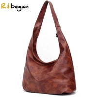 classic solid tote bag women soft pu leather shoulder bag women vintage hobby bag women handle handbag female crossbody bag