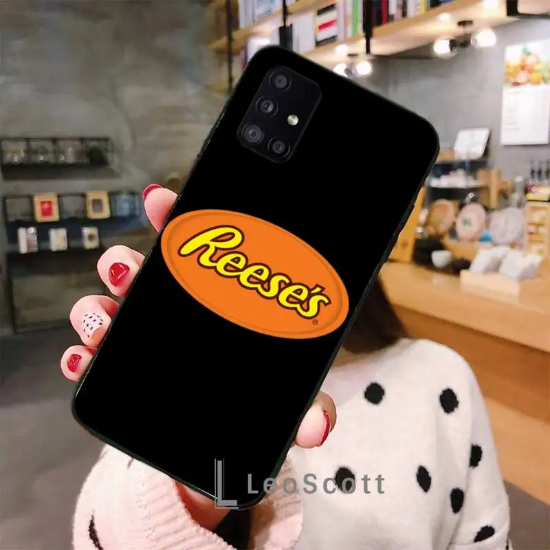 

Candy Reeses Phone Case For Samsung A40 A50 A51 A71 A20E A20S S8 S9 S10 S20 Plus note 20 ultra 4G 5G