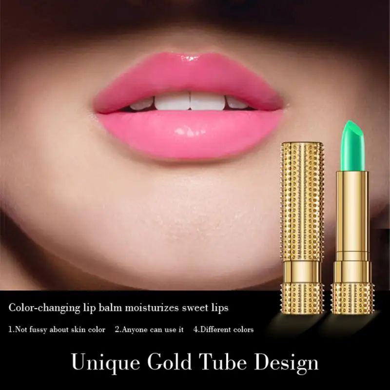 

Natural Aloe Vera Lipstick Temperature Change Color Red Lip Stick Long Lasting Moisturizing Not Easy To Fade Lip Care Makeup