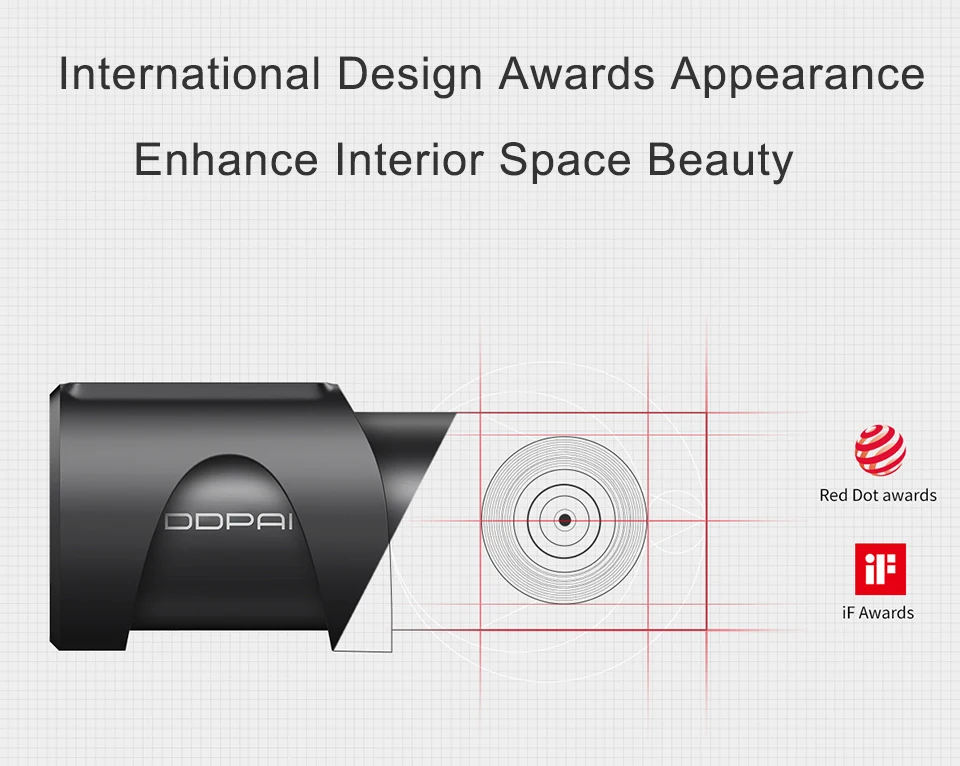 Глобальная версия Xiaomi DDPai MiniONE DaSh camera sony IMX307 HD DVR рекордер ночного видения Android g-сенсор ночная версия