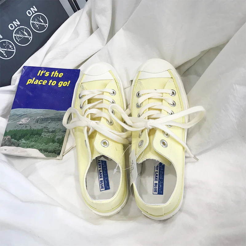 Женская обувь в стиле ретро женская парусиновая коллекция 2020 года сезон весна