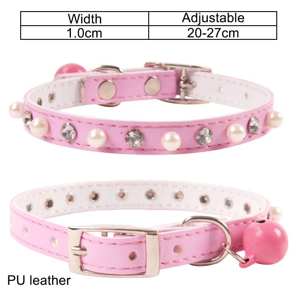 pink-jw0005 Ошейник для кошек с колокольчиком, ошейник для питомцев, персонализированные ошейники для щенков, поводок, ошейник для кошек, поводок для котенка, поводок для домашних животных, принадлежности для кошек - Цвет: pink-jw0005