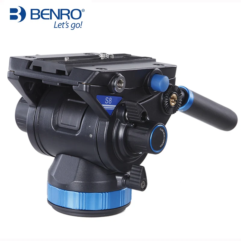 Benro S8 камера видео головки алюминиевая гидравлическая головка для штатива