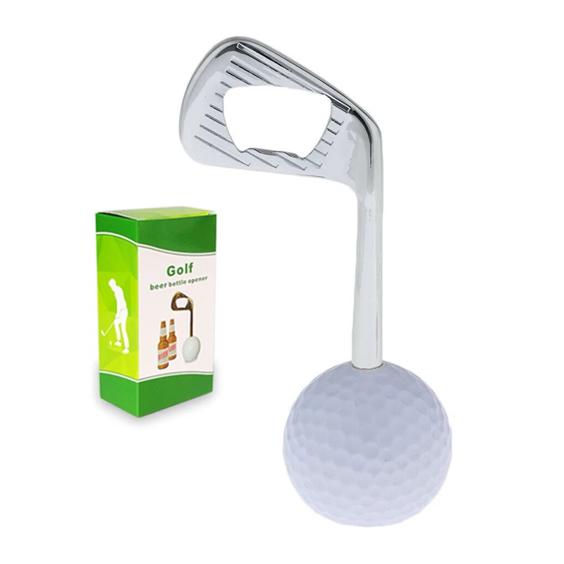 Beer Bottle Opener Silver Novelty Golfer Beer Cap Breaker Great Present For Golf Lovers Enthusiasts Zinc Alloy