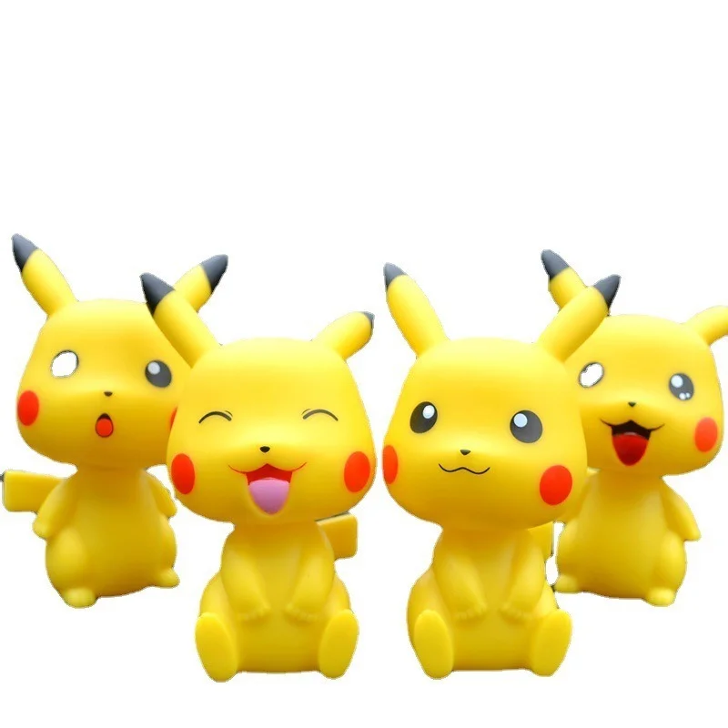 

Pikachu Anime PVC Action Figure Toy Cartoon Pokemon Figurine Doll Collection Model Toys For Kid Christmas Birthday Gift Car Cake